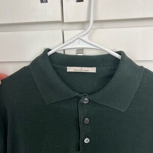 Ermenegildo Zegna Forest Green Polo Shirt